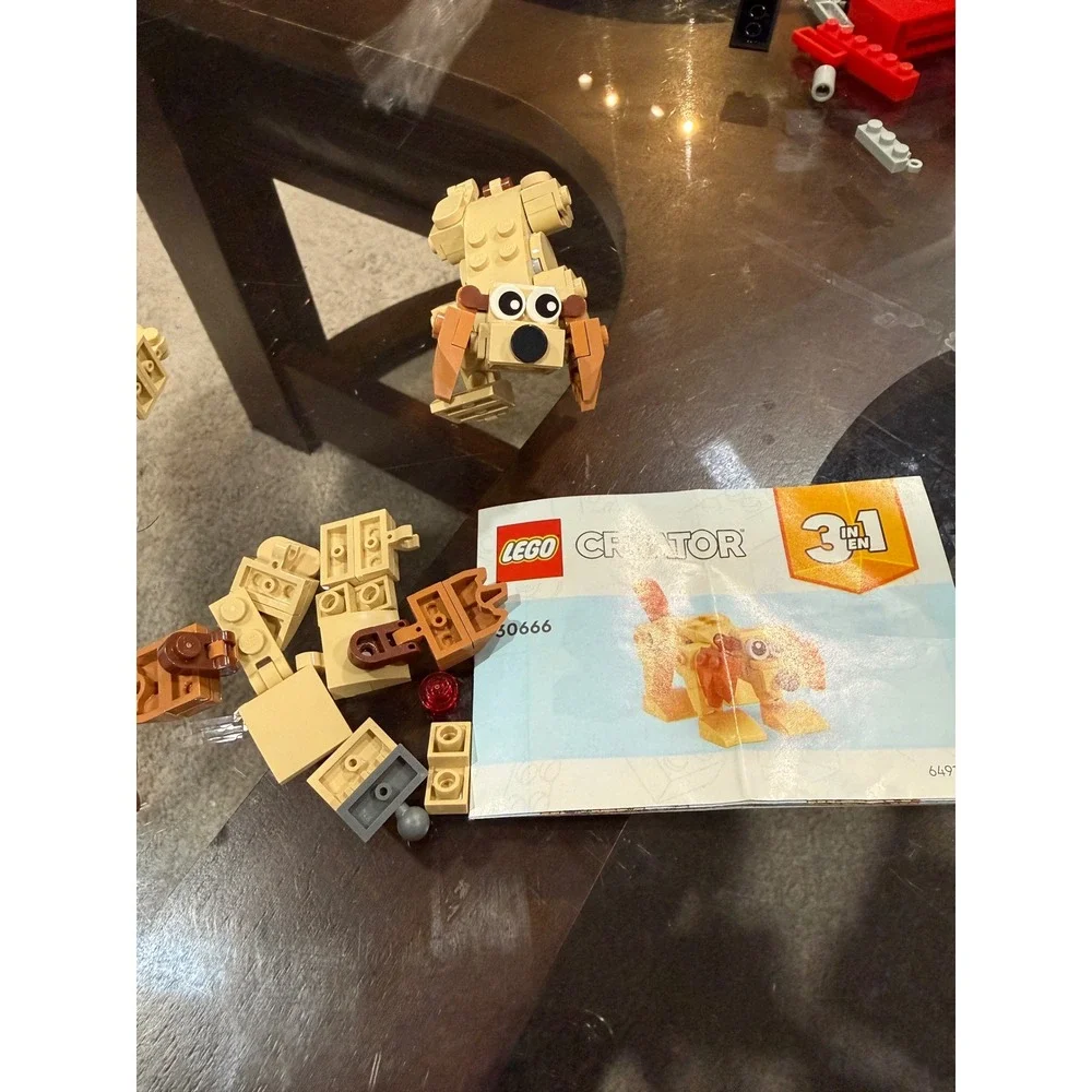 LEGO Creator 30666 3 Dog 1 Polar Bear Building Toy Set Instructions‎